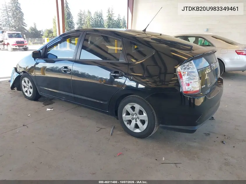 2008 TOYOTA PRIUS VIN JTDKB20U983349461 — фото 3