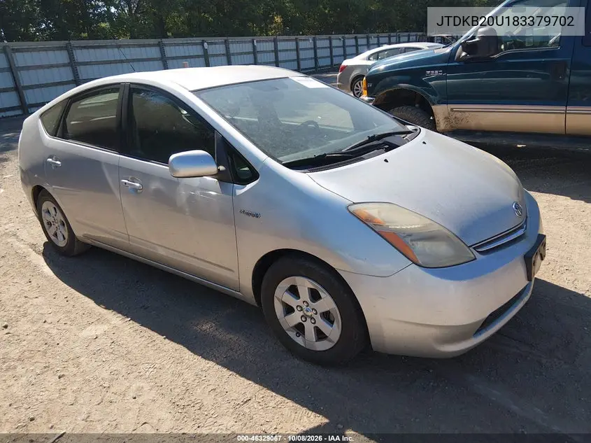 TOYOTA PRIUS 2008, VIN JTDKB20U183379702