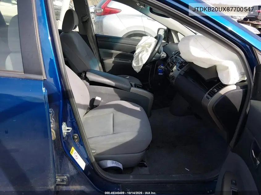 2008 TOYOTA PRIUS VIN JTDKB20UX87700547 — фото 5