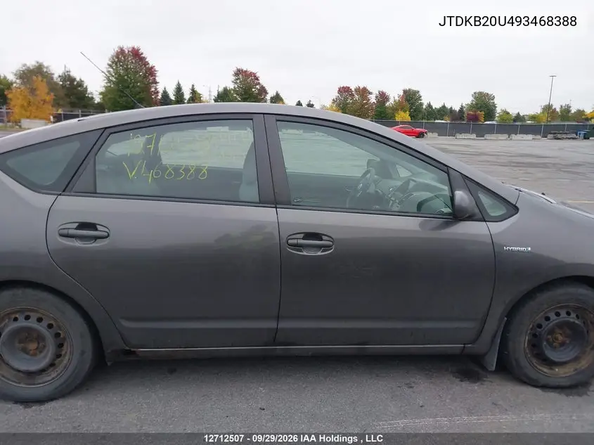2009 TOYOTA PRIUS VIN JTDKB20U493468388 — фото 13