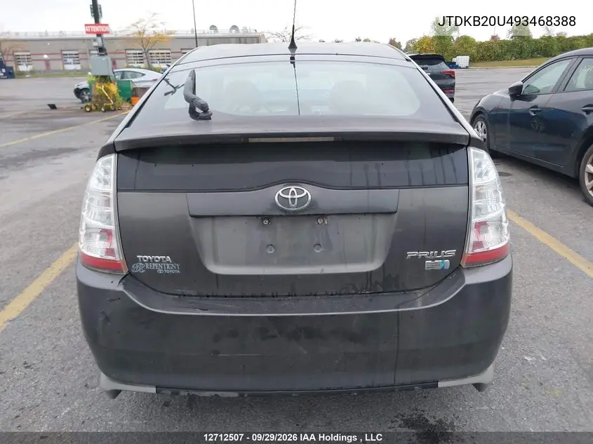 2009 TOYOTA PRIUS VIN JTDKB20U493468388 — фото 16