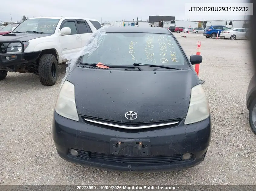 2009 TOYOTA PRIUS VIN JTDKB20U293476232 — фото 12