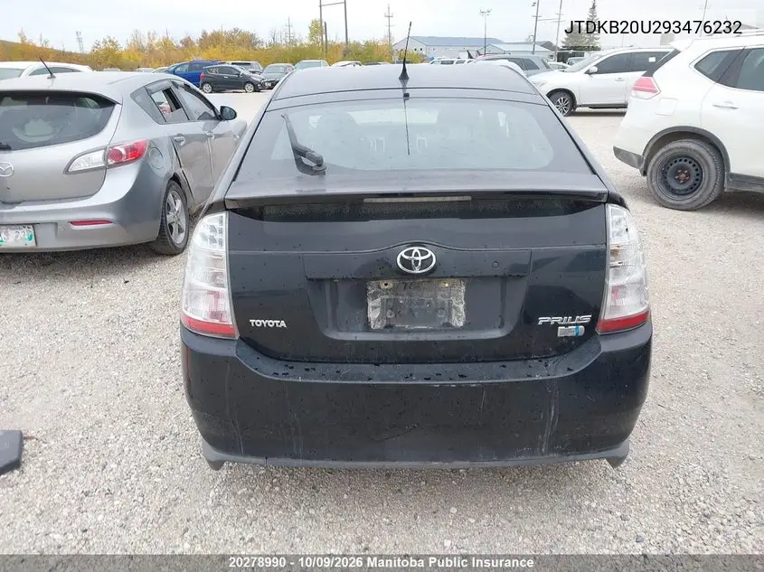 2009 TOYOTA PRIUS VIN JTDKB20U293476232 — фото 16