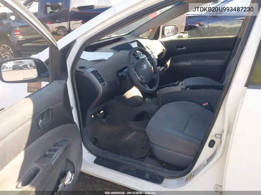 2009 TOYOTA PRIUS VIN JTDKB20U993487230 — фото 5