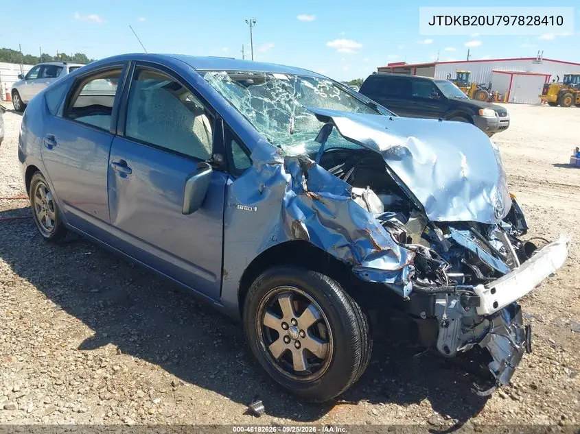 TOYOTA PRIUS 2009, VIN JTDKB20U797828410