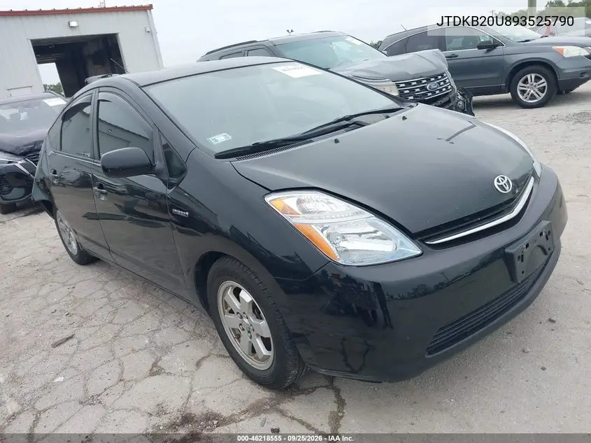 TOYOTA PRIUS 2009, VIN JTDKB20U893525790