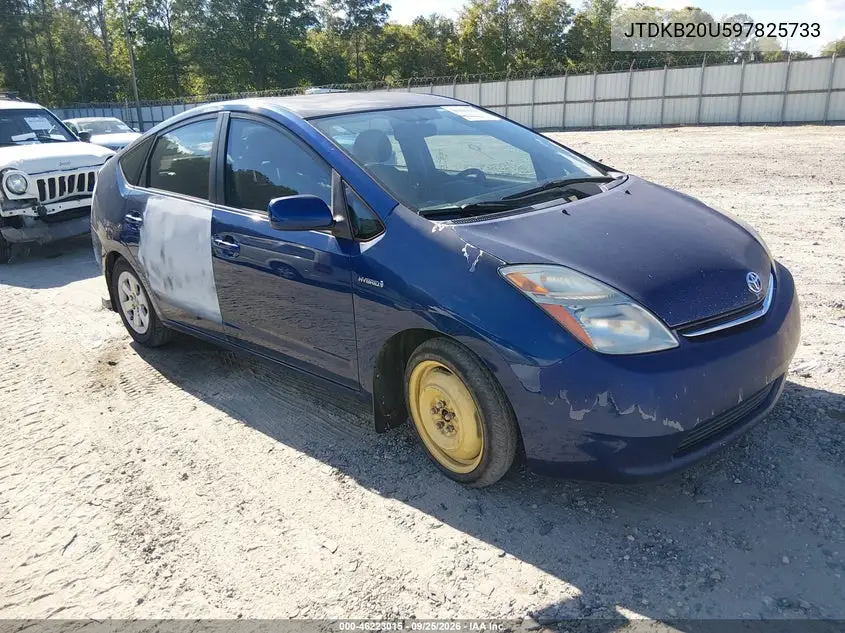TOYOTA PRIUS 2009, VIN JTDKB20U597825733