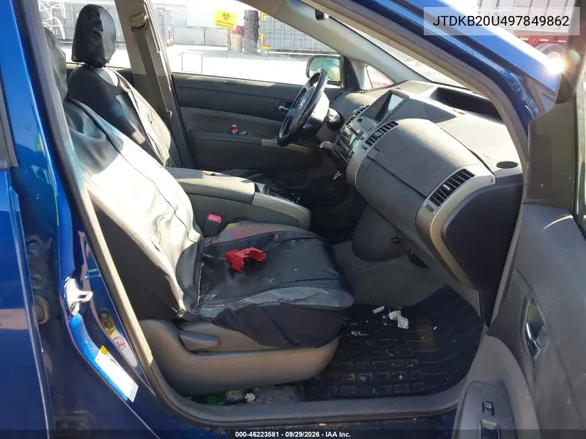 2009 TOYOTA PRIUS VIN JTDKB20U497849862 — фото 5