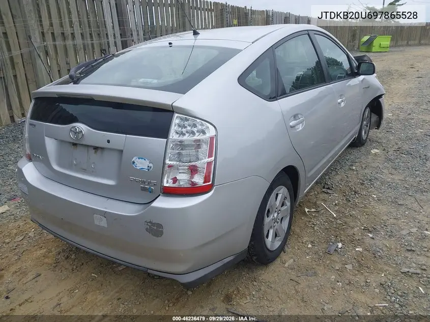 2009 TOYOTA PRIUS VIN JTDKB20U697865528 — фото 4