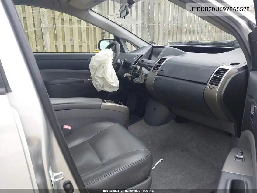 2009 TOYOTA PRIUS VIN JTDKB20U697865528 — фото 5