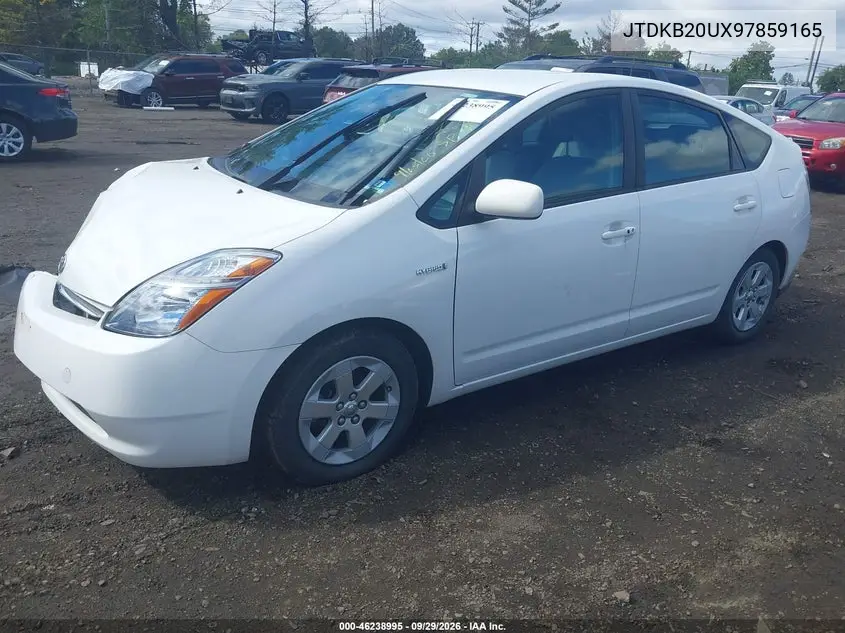 2009 TOYOTA PRIUS VIN JTDKB20UX97859165 — фото 2