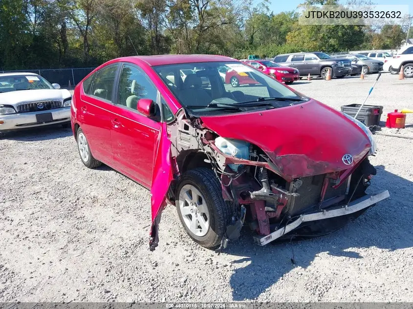 TOYOTA PRIUS 2009, VIN JTDKB20U393532632
