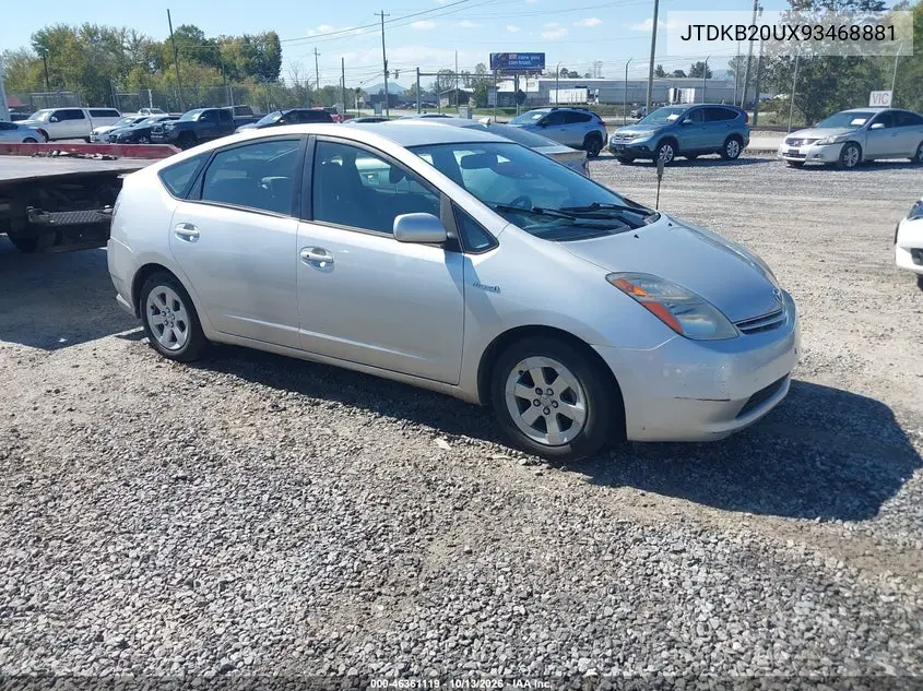 TOYOTA PRIUS 2009, VIN JTDKB20UX93468881