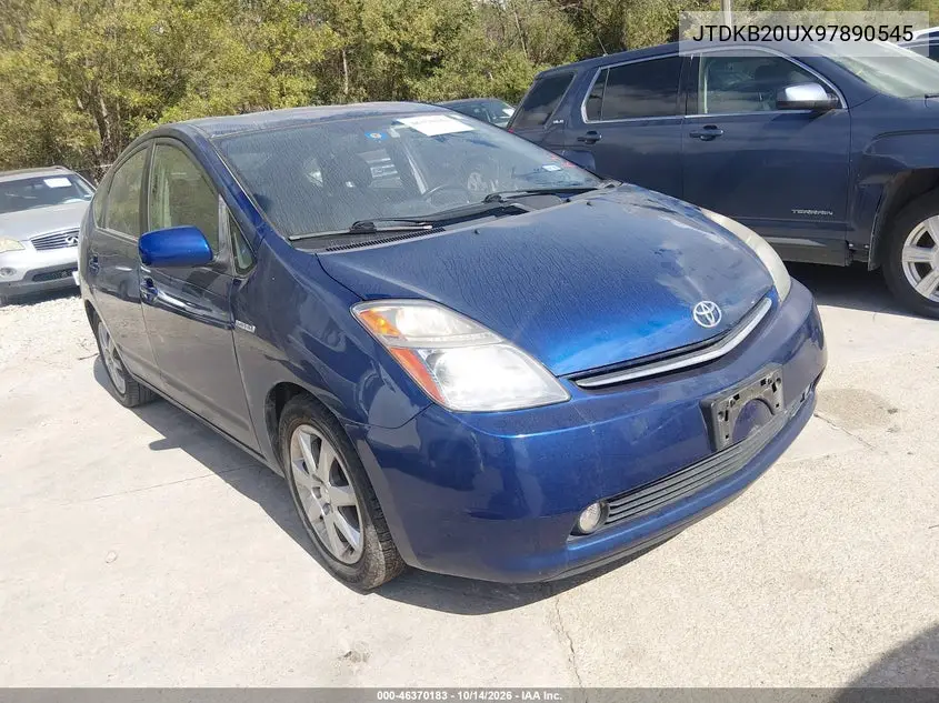 TOYOTA PRIUS 2009, VIN JTDKB20UX97890545