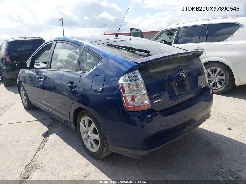 2009 TOYOTA PRIUS VIN JTDKB20UX97890545 — фото 3