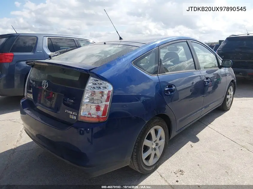 2009 TOYOTA PRIUS VIN JTDKB20UX97890545 — фото 4