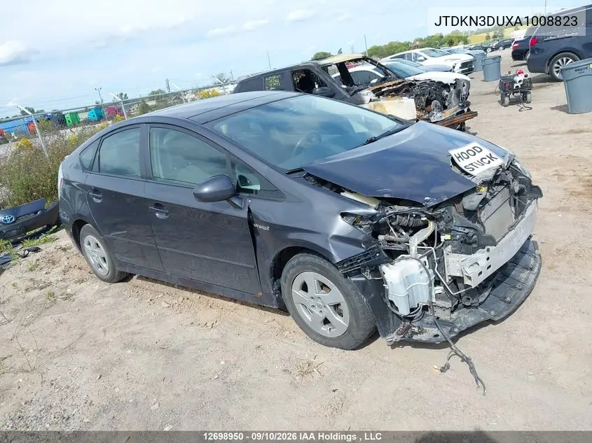 TOYOTA PRIUS 2010, VIN JTDKN3DUXA1008823