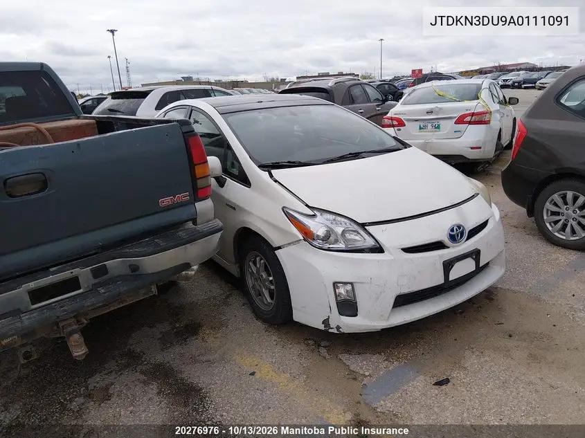 TOYOTA PRIUS 2010, VIN JTDKN3DU9A0111091