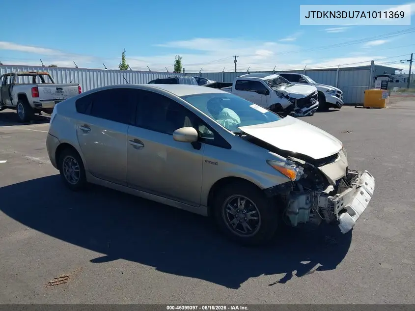 TOYOTA PRIUS 2010, VIN JTDKN3DU7A1011369
