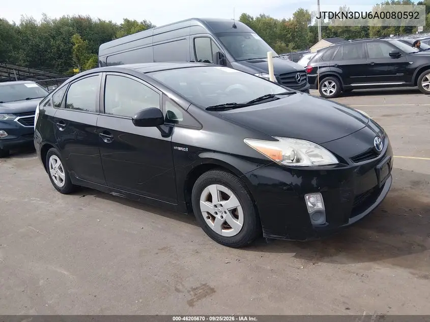 TOYOTA PRIUS 2010, VIN JTDKN3DU6A0080592