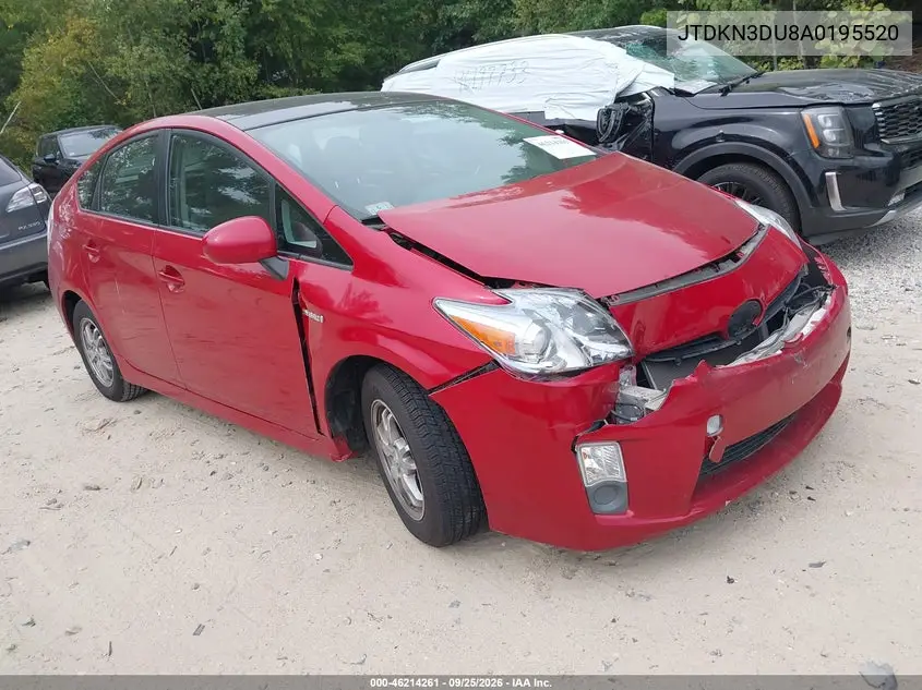 TOYOTA PRIUS 2010, VIN JTDKN3DU8A0195520