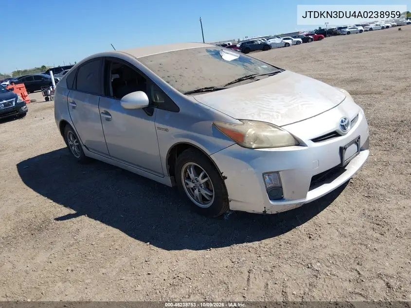 TOYOTA PRIUS 2010, VIN JTDKN3DU4A0238959
