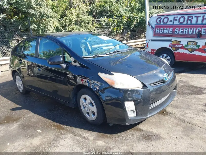 TOYOTA PRIUS 2010, VIN JTDKN3DU7A5220118