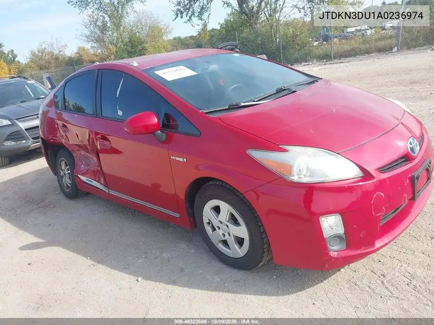 TOYOTA PRIUS 2010, VIN JTDKN3DU1A0236974