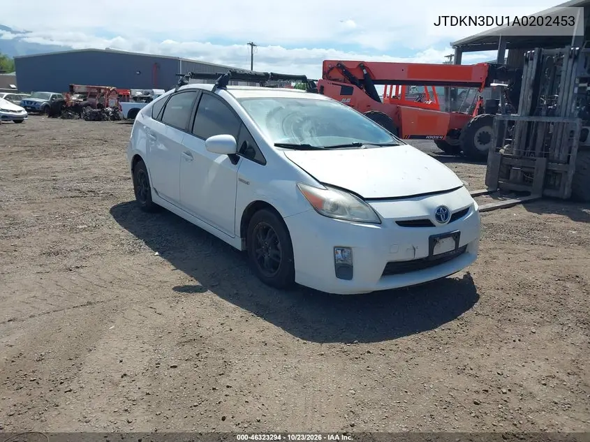 TOYOTA PRIUS 2010, VIN JTDKN3DU1A0202453