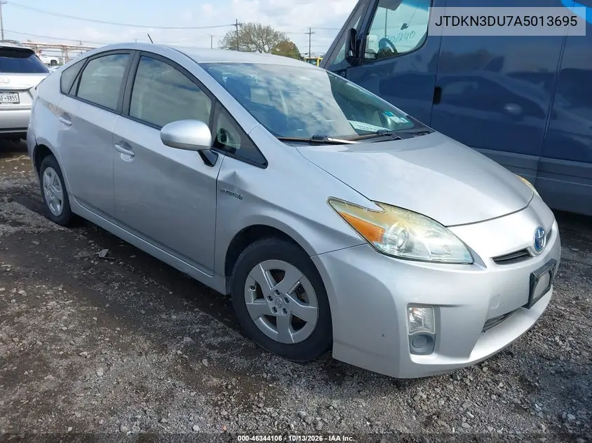 TOYOTA PRIUS 2010, VIN JTDKN3DU7A5013695