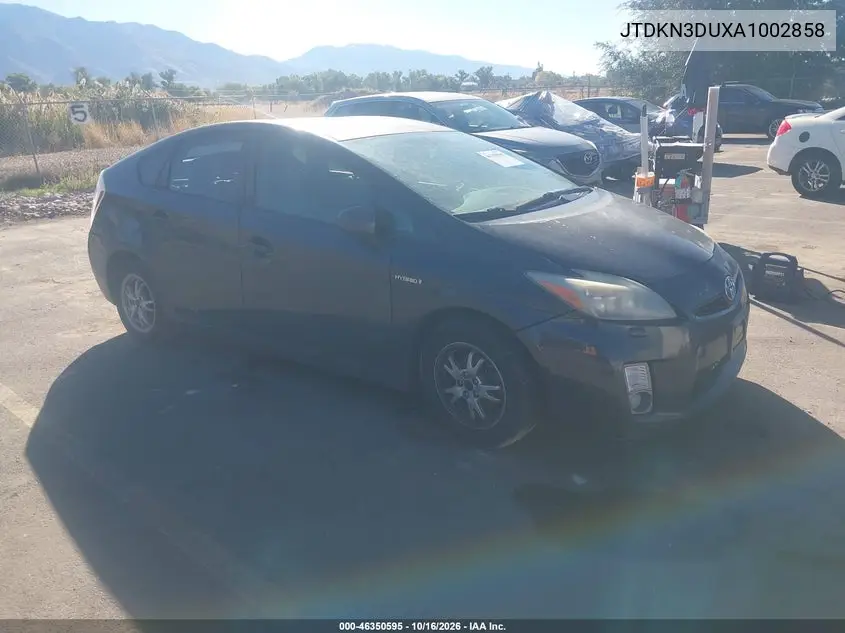 TOYOTA PRIUS 2010, VIN JTDKN3DUXA1002858