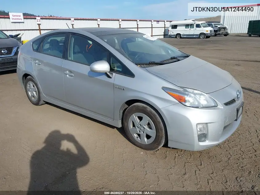 TOYOTA PRIUS 2010, VIN JTDKN3DU5A1244490