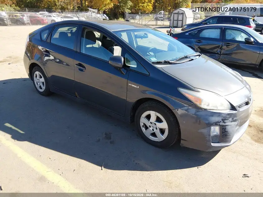 TOYOTA PRIUS 2010, VIN JTDKN3DU2A0175179