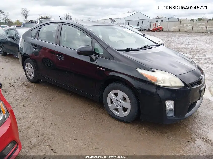 TOYOTA PRIUS 2010, VIN JTDKN3DU6A0245721