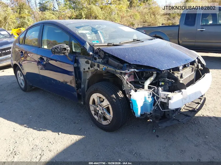 TOYOTA PRIUS 2010, VIN JTDKN3DU8A0182802