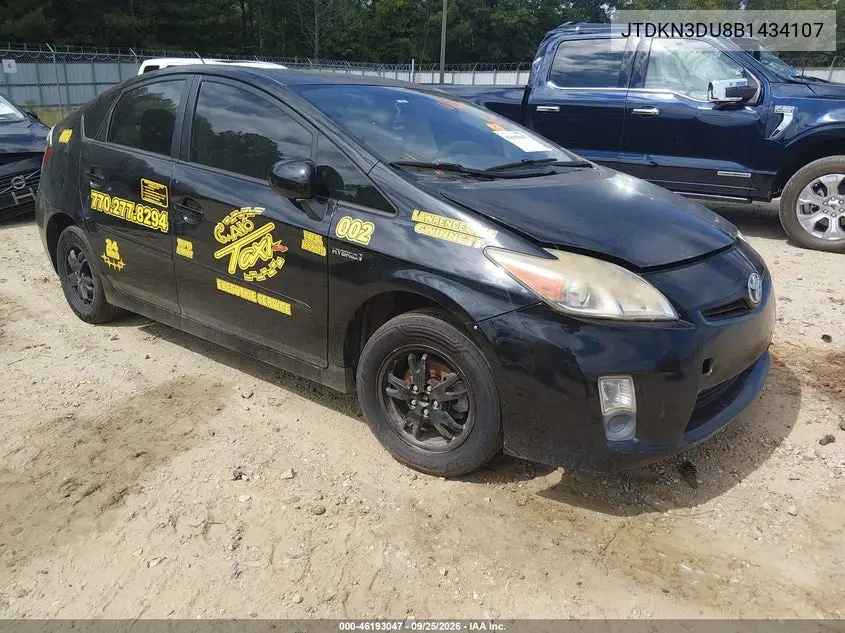 TOYOTA PRIUS 2011, VIN JTDKN3DU8B1434107