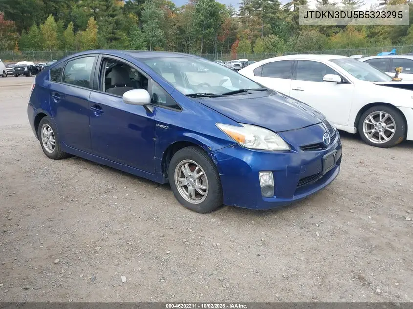 TOYOTA PRIUS 2011, VIN JTDKN3DU5B5323295