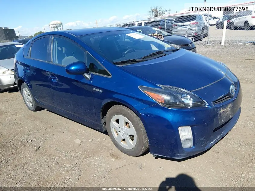 TOYOTA PRIUS 2011, VIN JTDKN3DU8B0277698