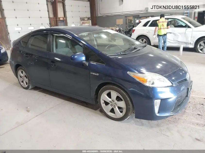 TOYOTA PRIUS 2012, VIN JTDKN3DU8C1555821