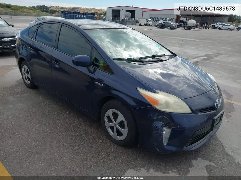 TOYOTA PRIUS 2012, VIN JTDKN3DU6C1489673