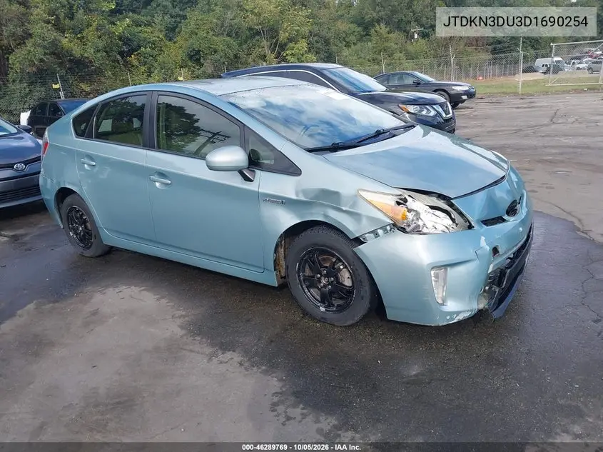 TOYOTA PRIUS 2013, VIN JTDKN3DU3D1690254