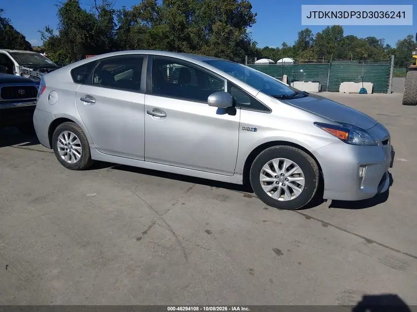 TOYOTA PRIUS 2013, VIN JTDKN3DP3D3036241