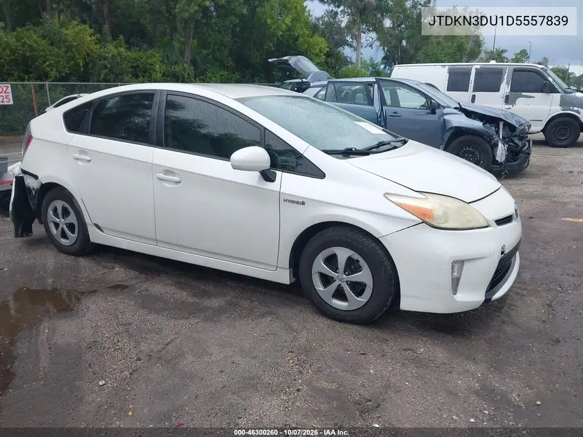 TOYOTA PRIUS 2013, VIN JTDKN3DU1D5557839