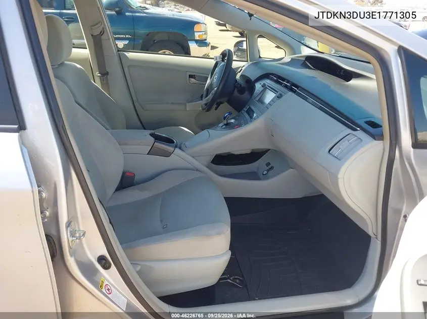 TOYOTA PRIUS 2014, VIN JTDKN3DU3E1771305