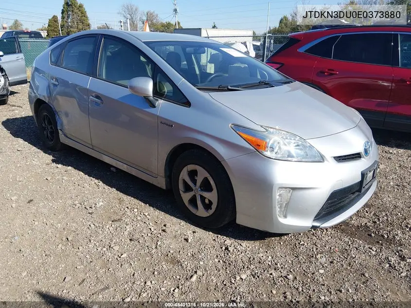 TOYOTA PRIUS 2014, VIN JTDKN3DU0E0373880