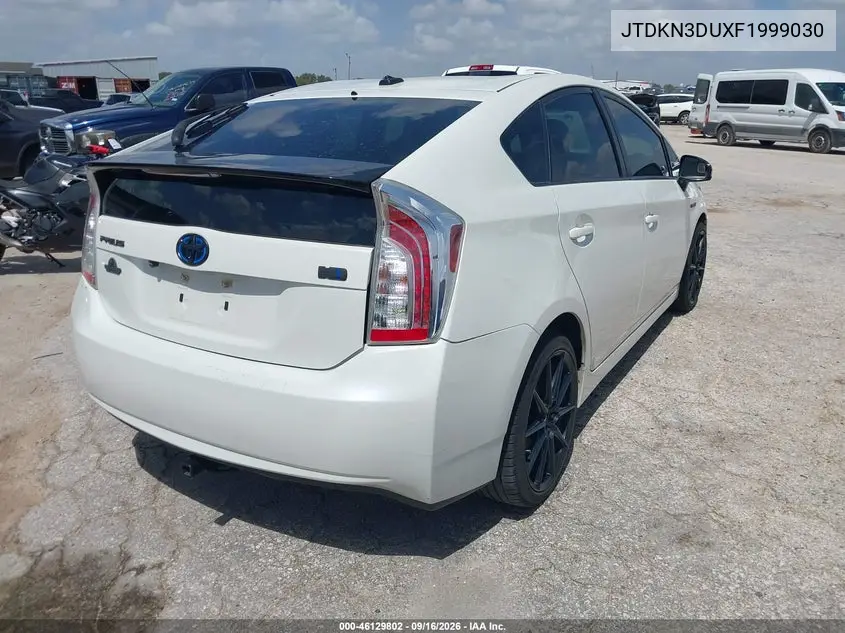 2015 TOYOTA PRIUS VIN JTDKN3DUXF1999030 — фото 4