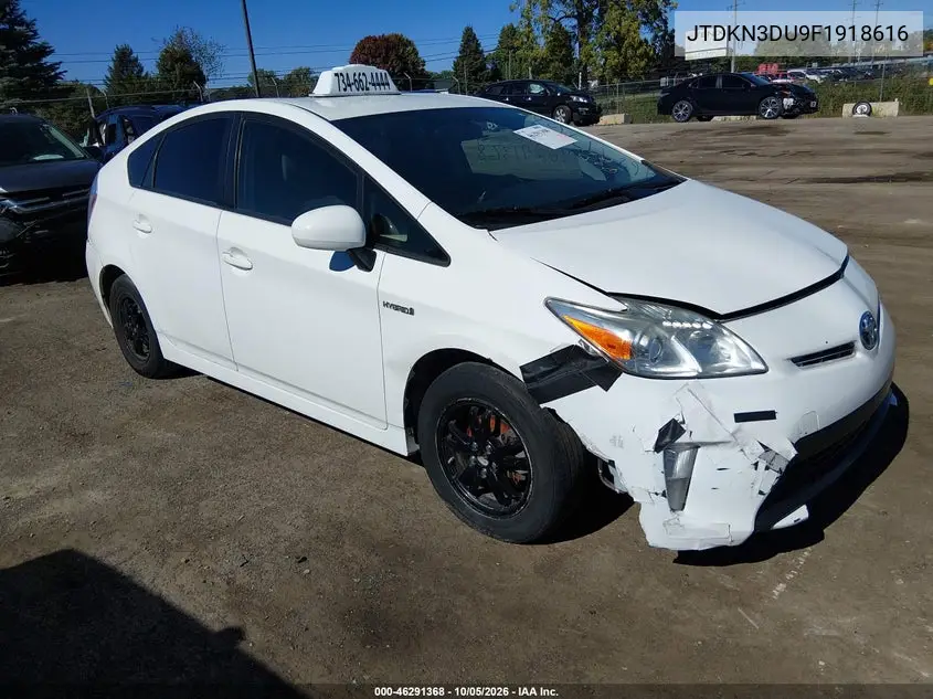 TOYOTA PRIUS 2015, VIN JTDKN3DU9F1918616
