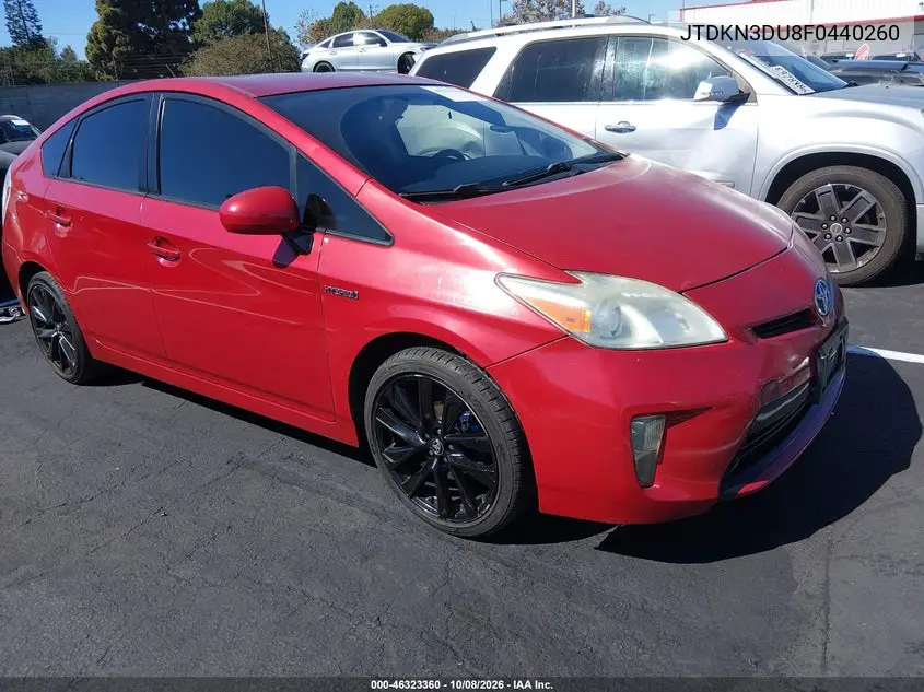 TOYOTA PRIUS 2015, VIN JTDKN3DU8F0440260