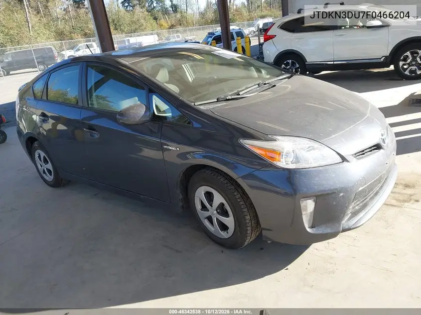 TOYOTA PRIUS 2015, VIN JTDKN3DU7F0466204
