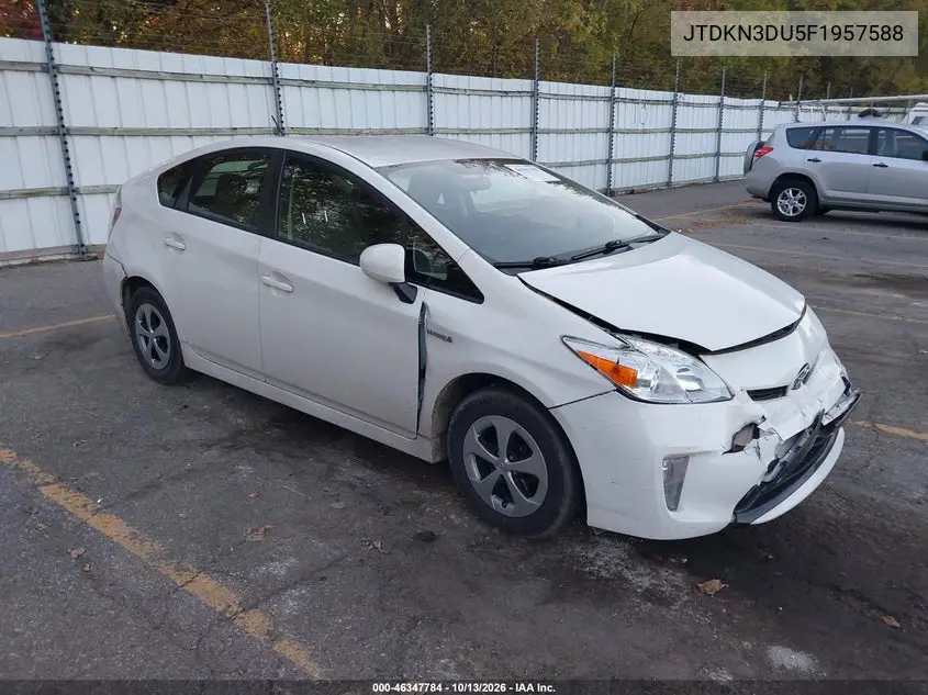 TOYOTA PRIUS 2015, VIN JTDKN3DU5F1957588